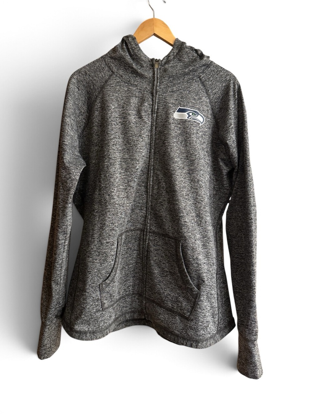 NFL Seattle Seahawks Heather Gray Active Hoodie Sweatshirt Women's XXL